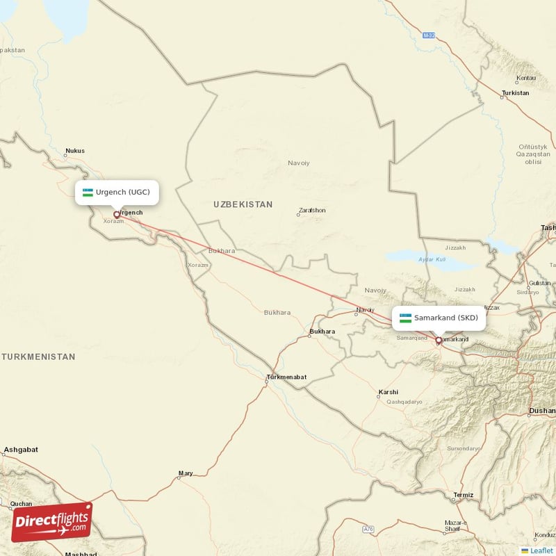 SKD - UGC route map
