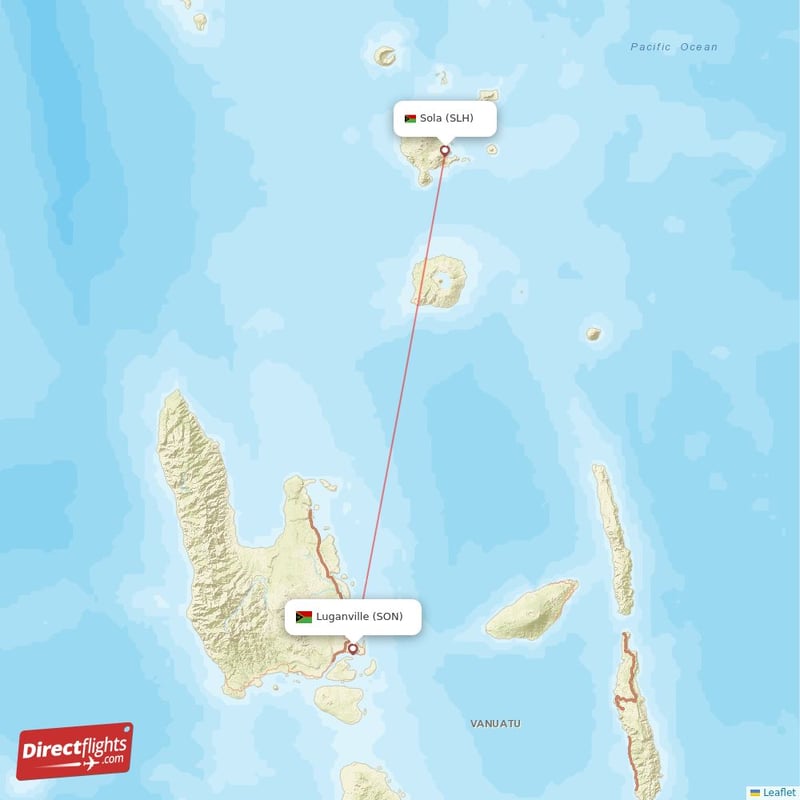 SON - SLH route map