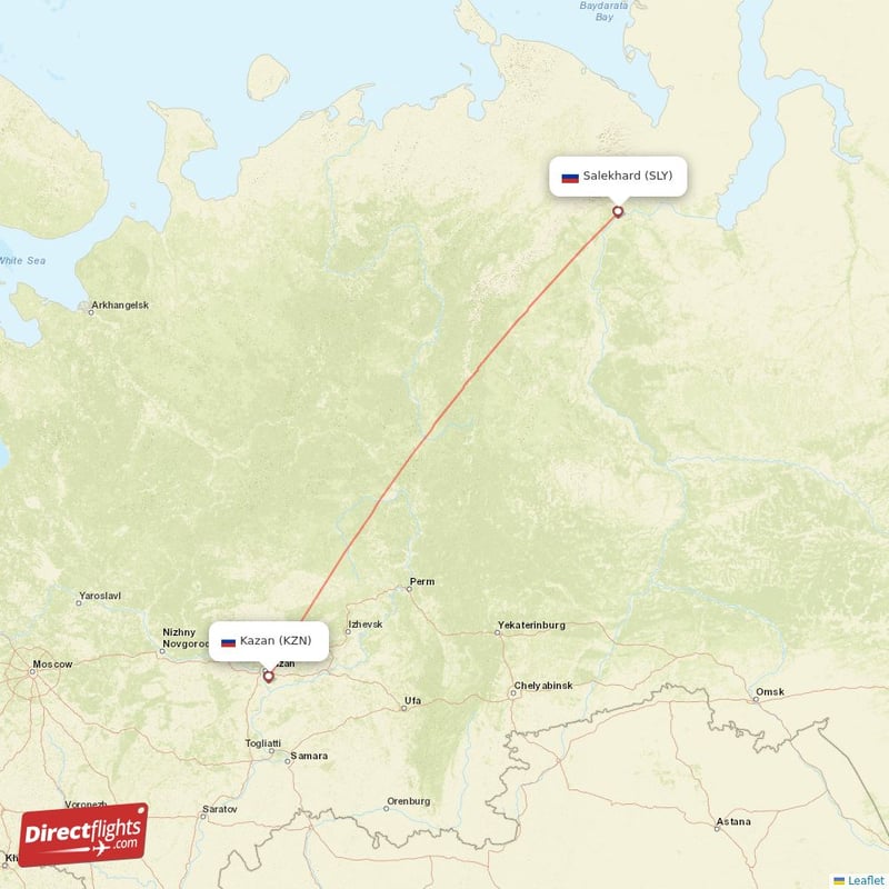 SLY - KZN route map