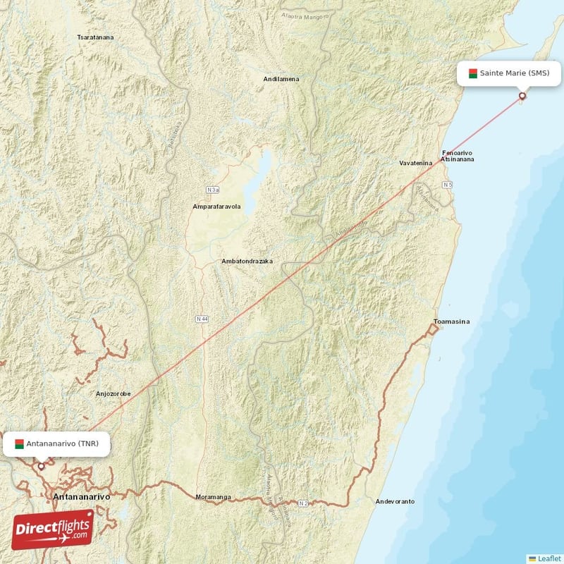 SMS - TNR route map
