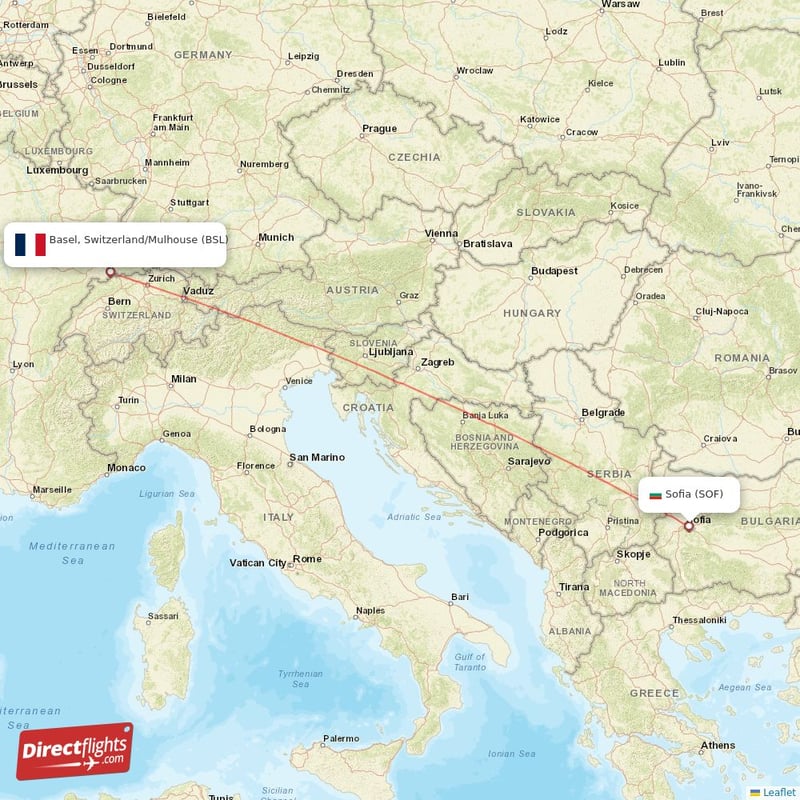 SOF - BSL route map