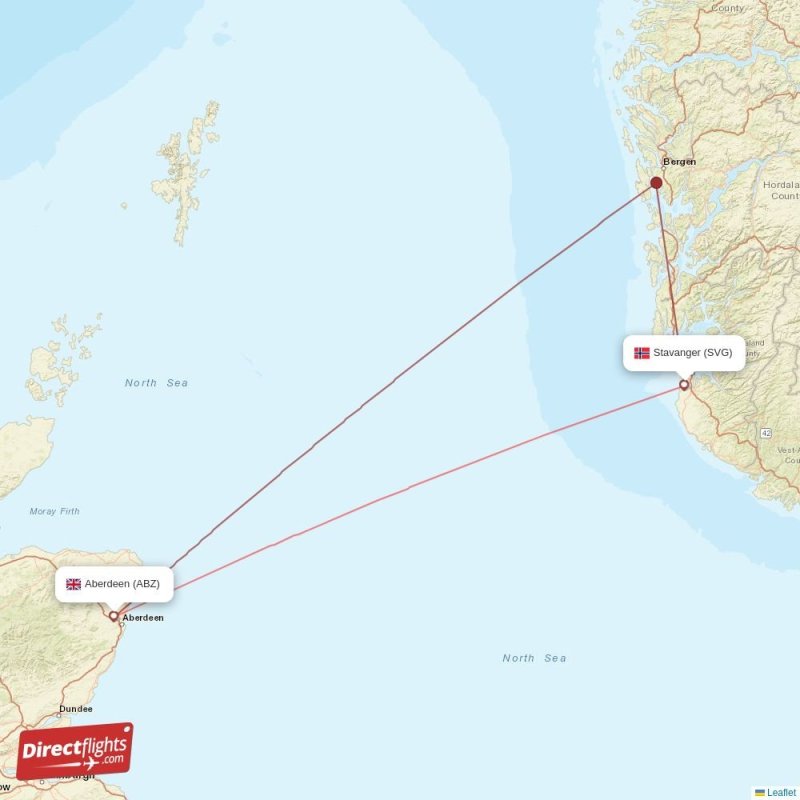 SVG - ABZ route map