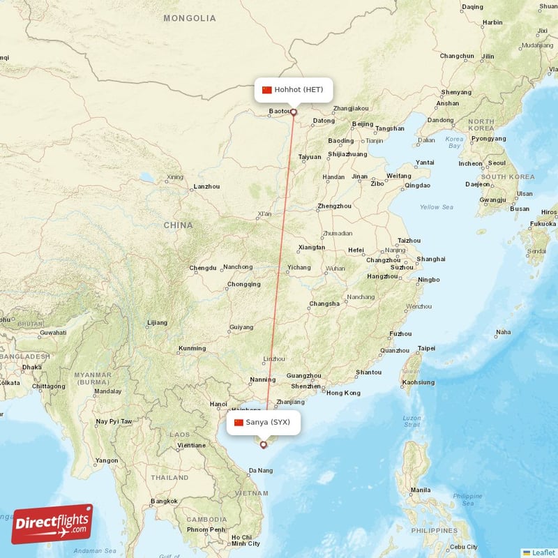 SYX - HET route map