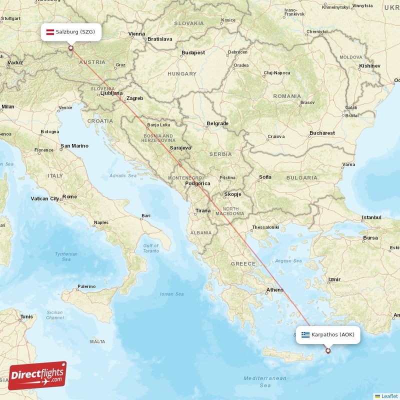 SZG - AOK route map
