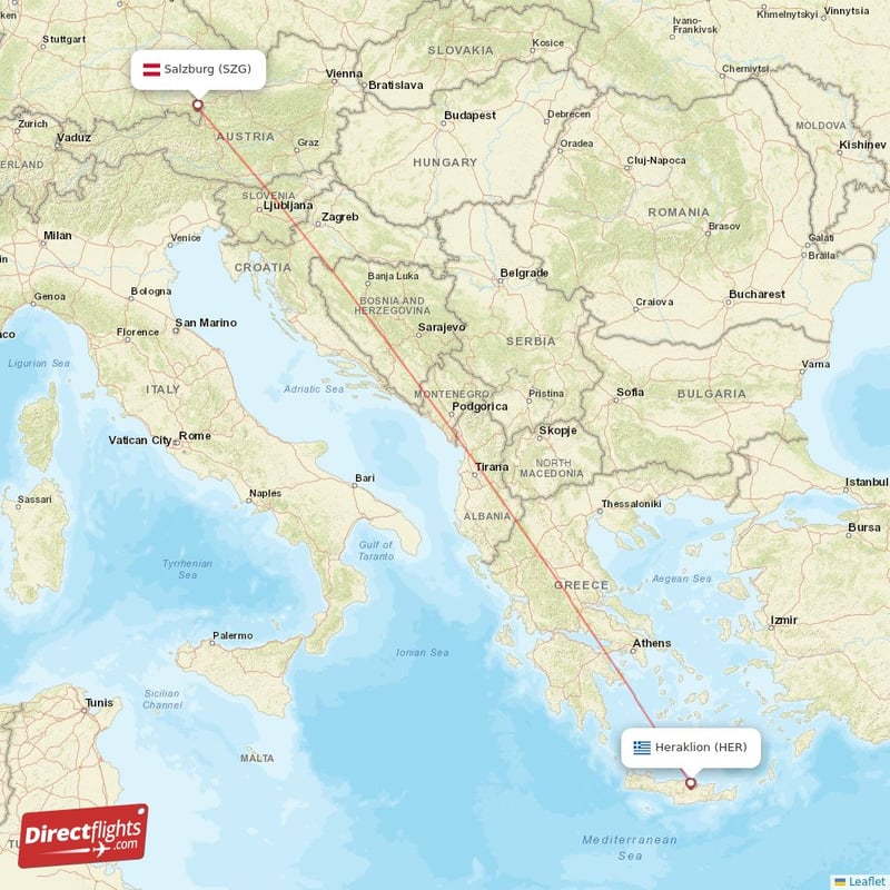 SZG - HER route map