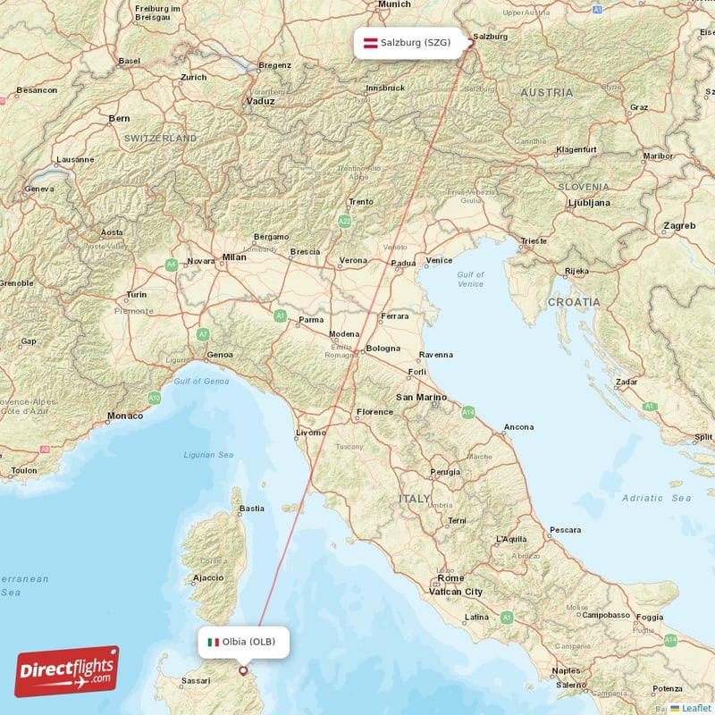 SZG - OLB route map