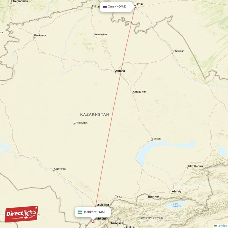 TAS - OMS route map