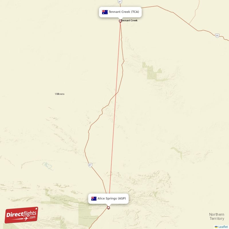TCA - ASP route map