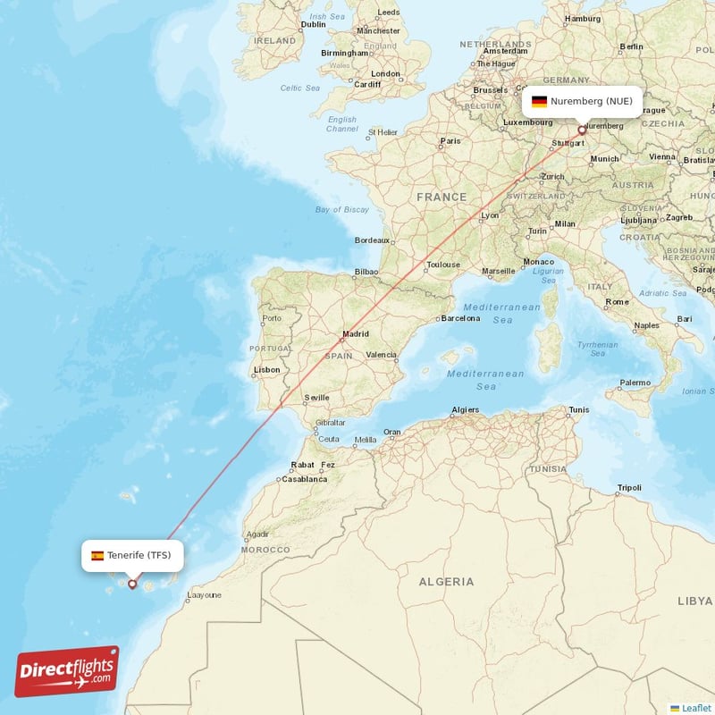 TFS - NUE route map