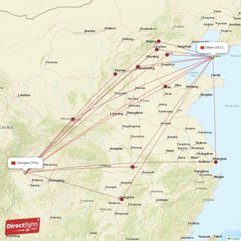 TFU - DLC route map