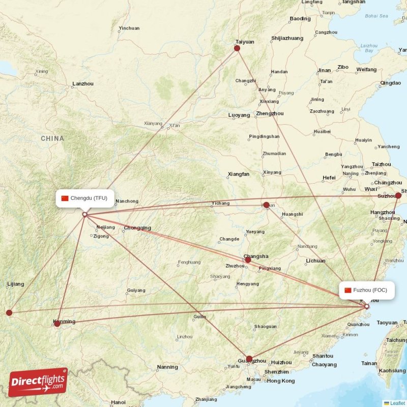 TFU - FOC route map
