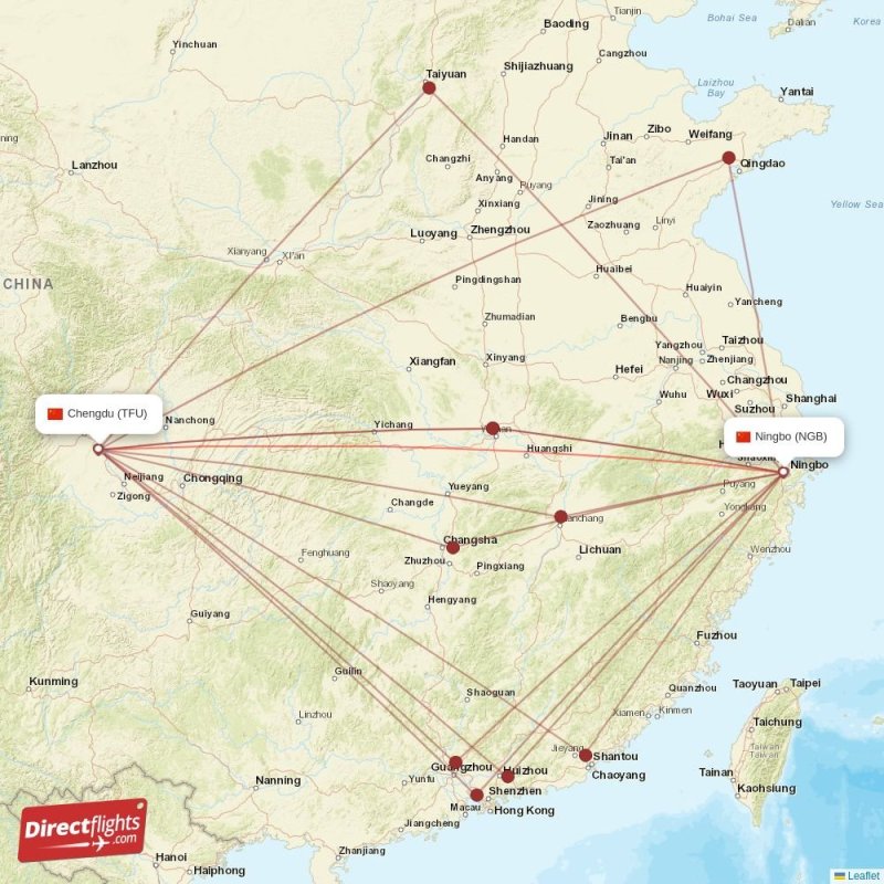 TFU - NGB route map