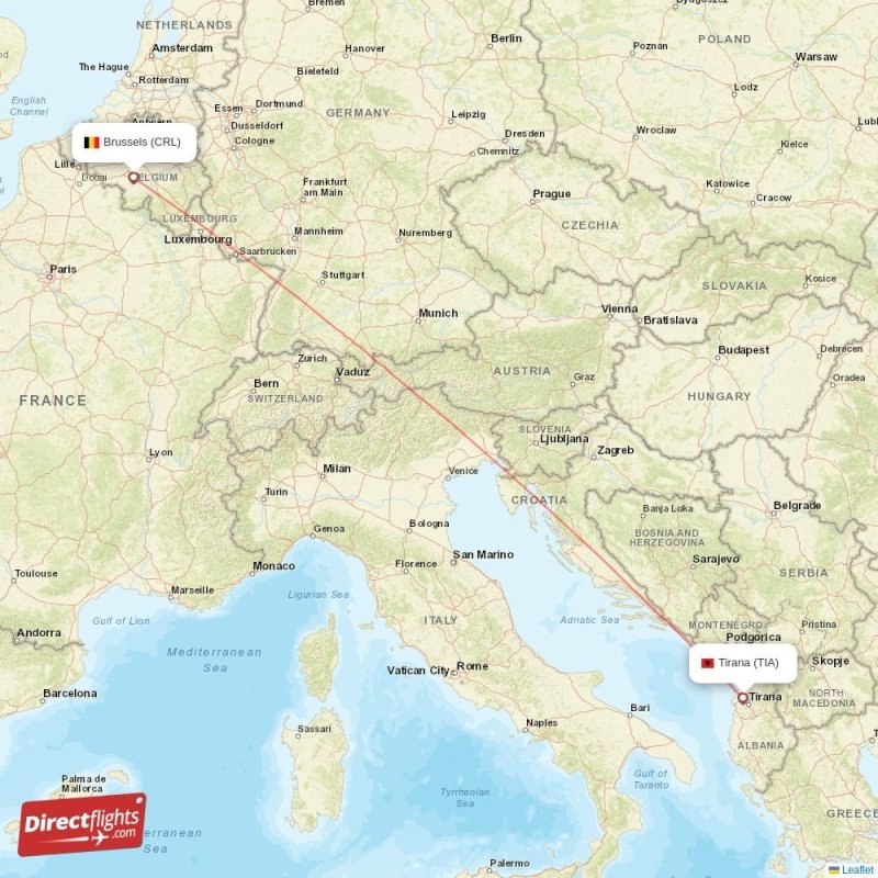 TIA - CRL route map