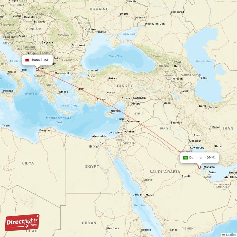 TIA - DMM route map