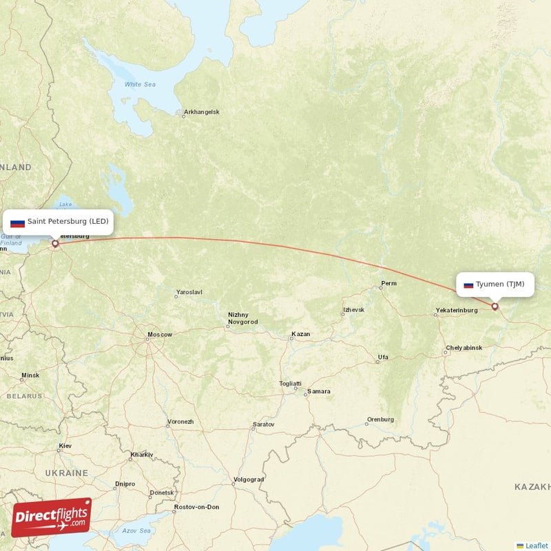 TJM - LED route map