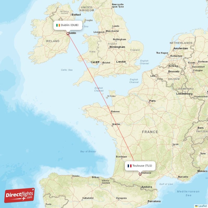 TLS - DUB route map