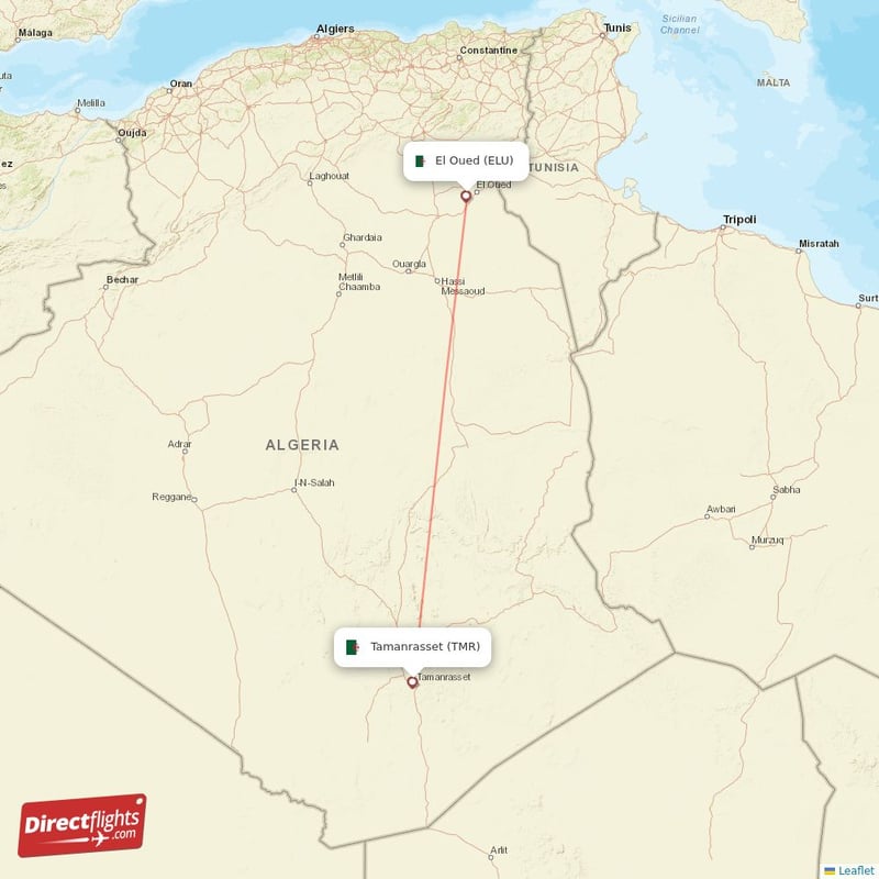 TMR - ELU route map