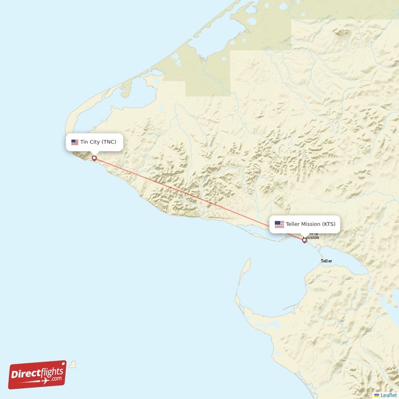 TNC - KTS route map