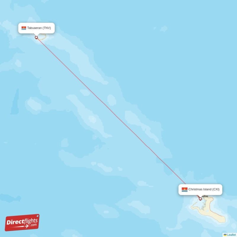 CXI - TNV route map