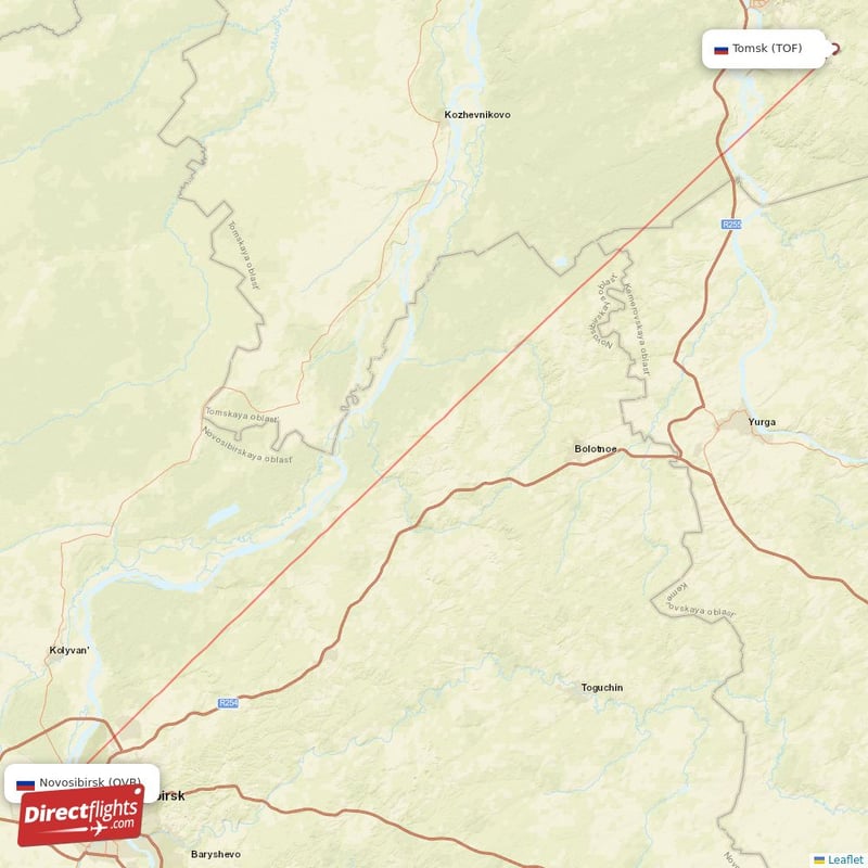 TOF - OVB route map