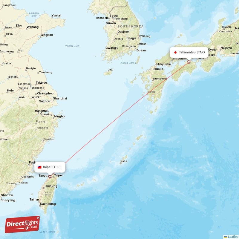 TPE - TAK route map