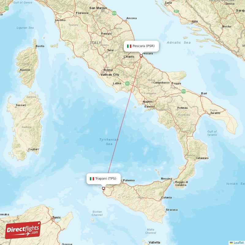 TPS - PSR route map