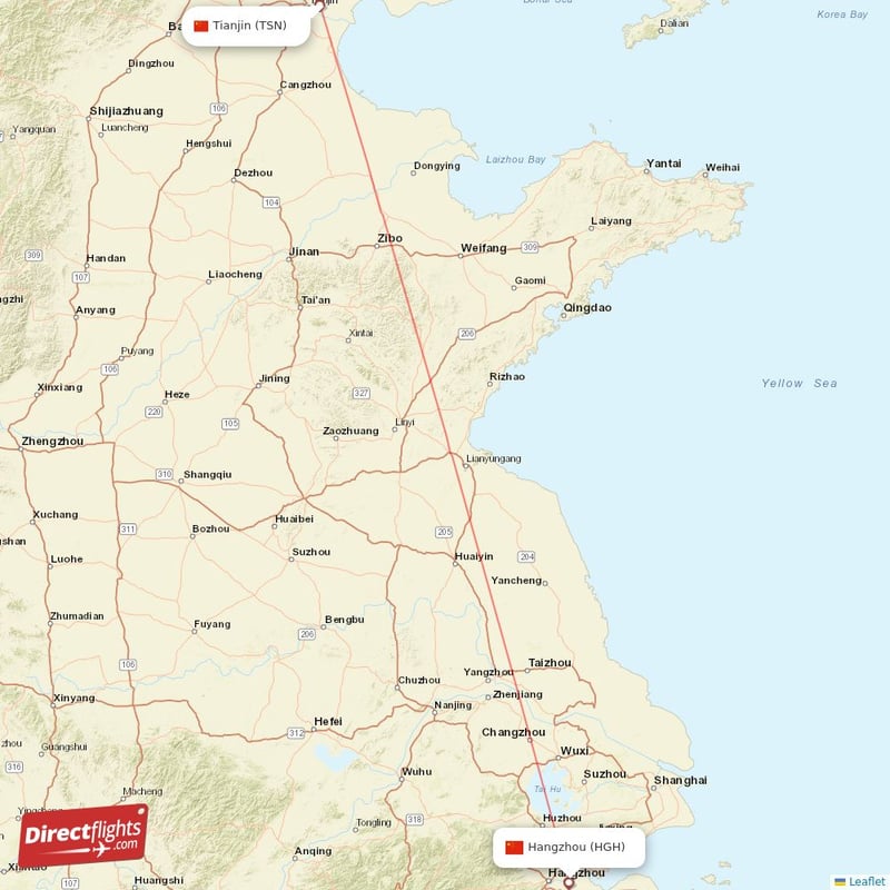 TSN - HGH route map