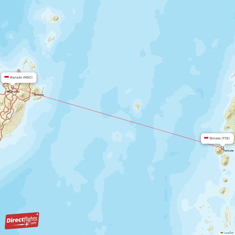 TTE - MDC route map