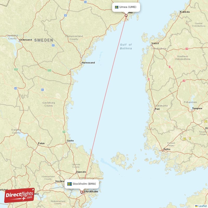 UME - BMA route map
