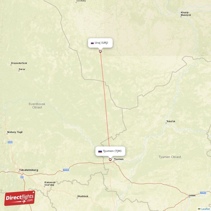 URJ - TJM route map