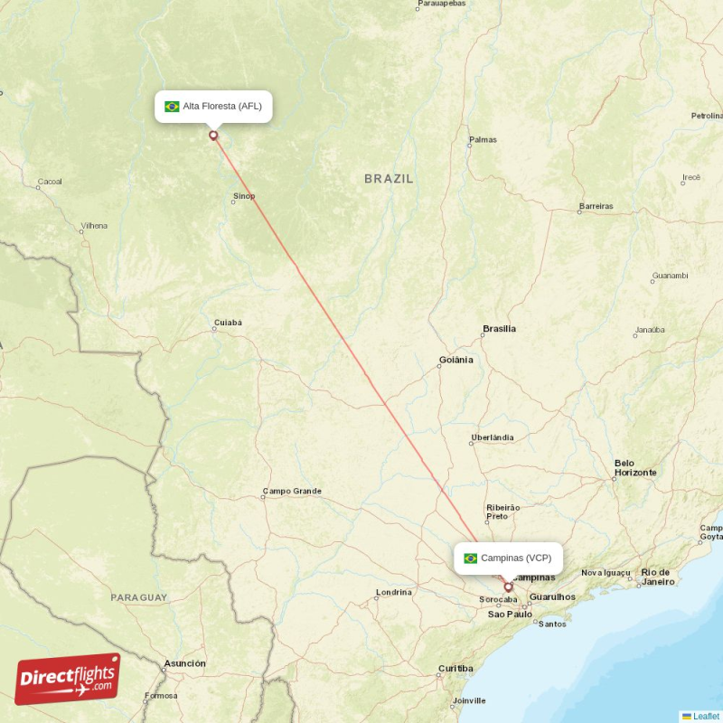 AFL - VCP route map