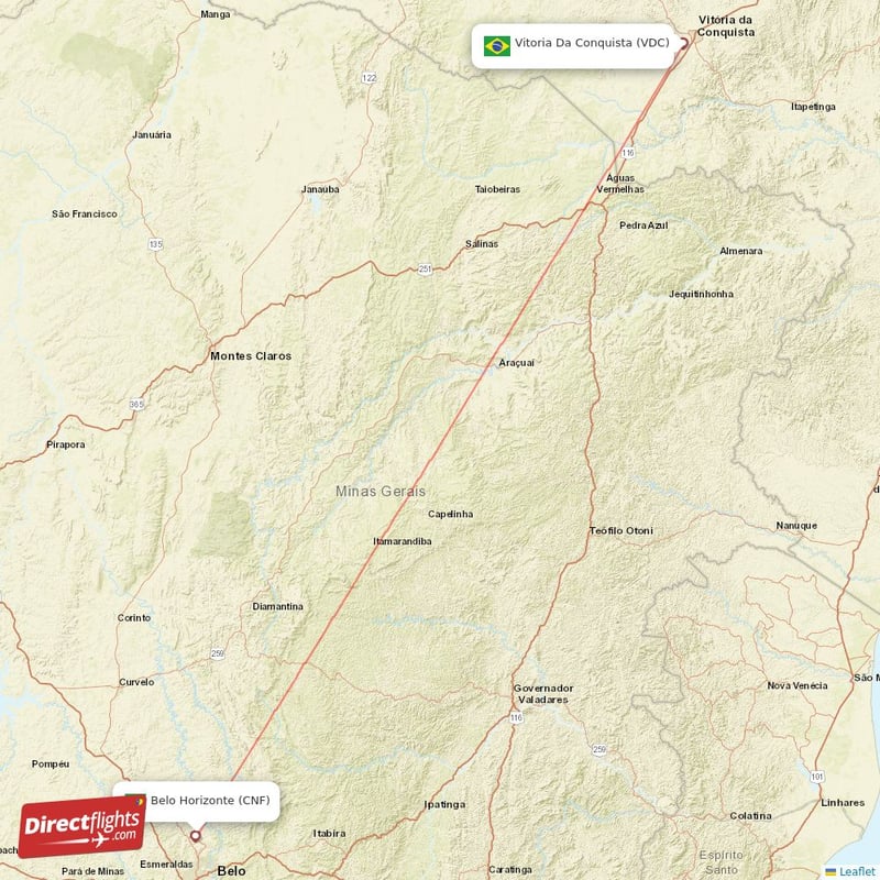 VDC - CNF route map