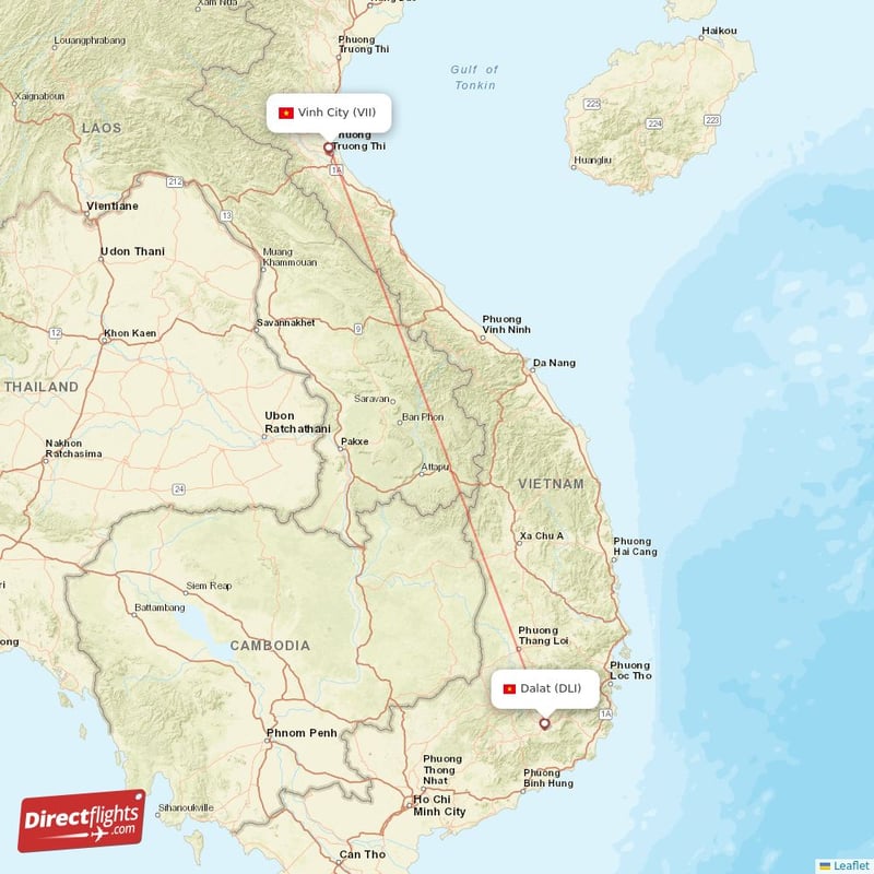 VII - DLI route map