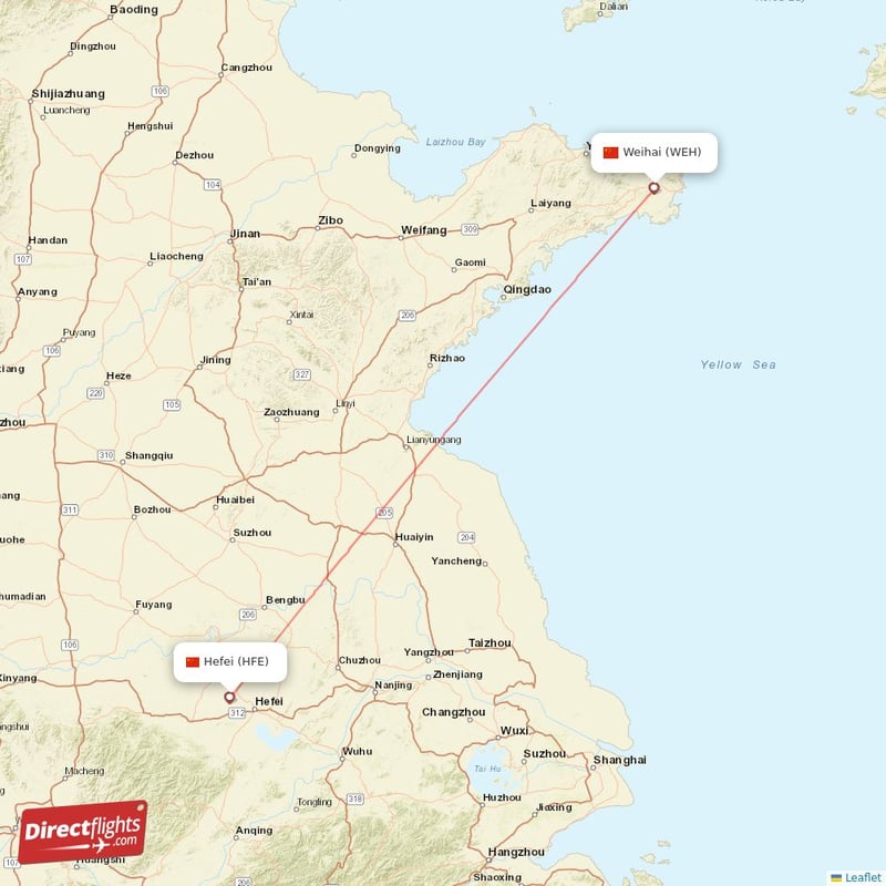 WEH - HFE route map