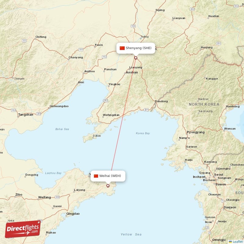 WEH - SHE route map