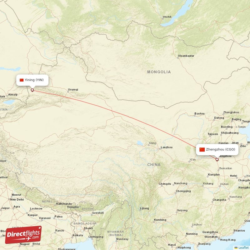 YIN - CGO route map