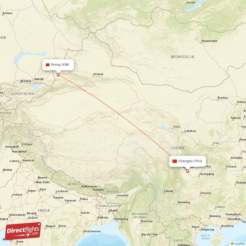 YIN - TFU route map