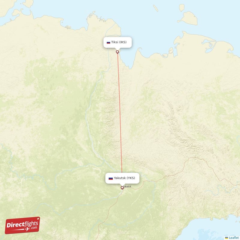 YKS - IKS route map