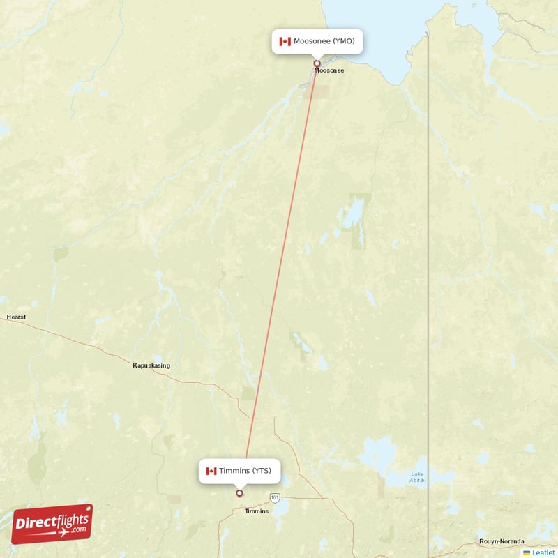 YTS - YMO route map