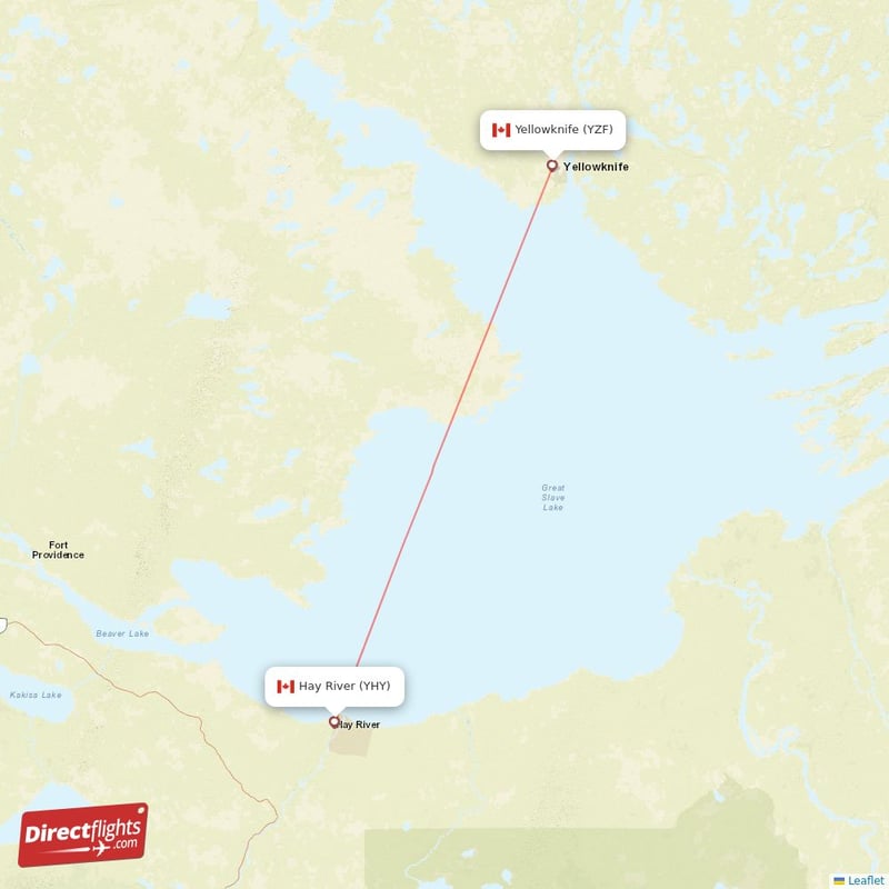 YZF - YHY route map
