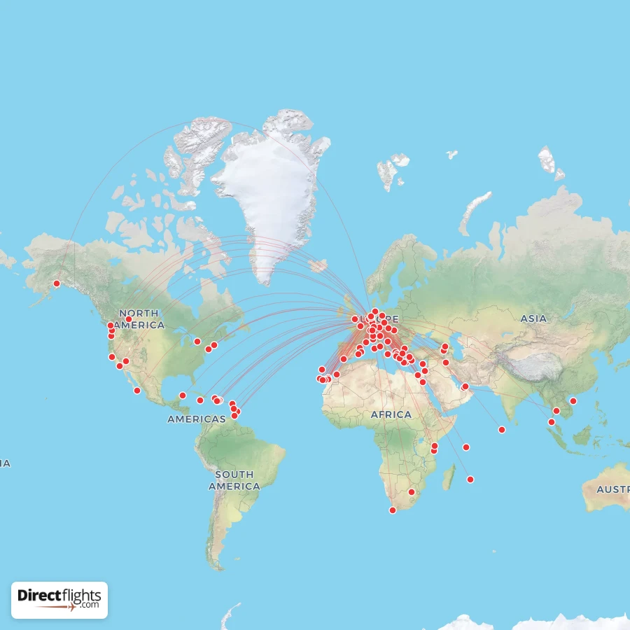 Condor direct flights - explore all nonstop routes with DE ...
