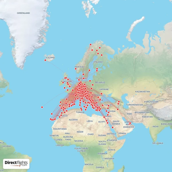 Eurowings route map