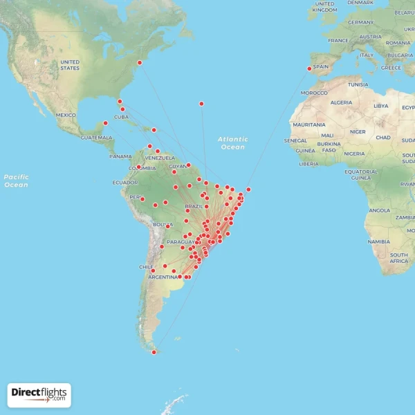 Gol route map