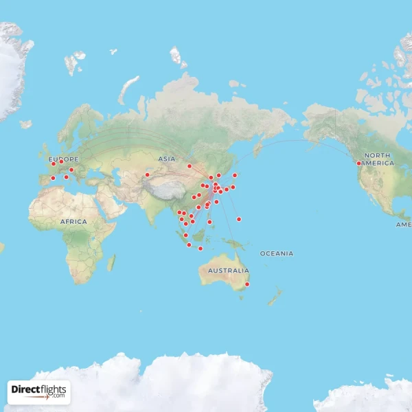 T´Way Air route map