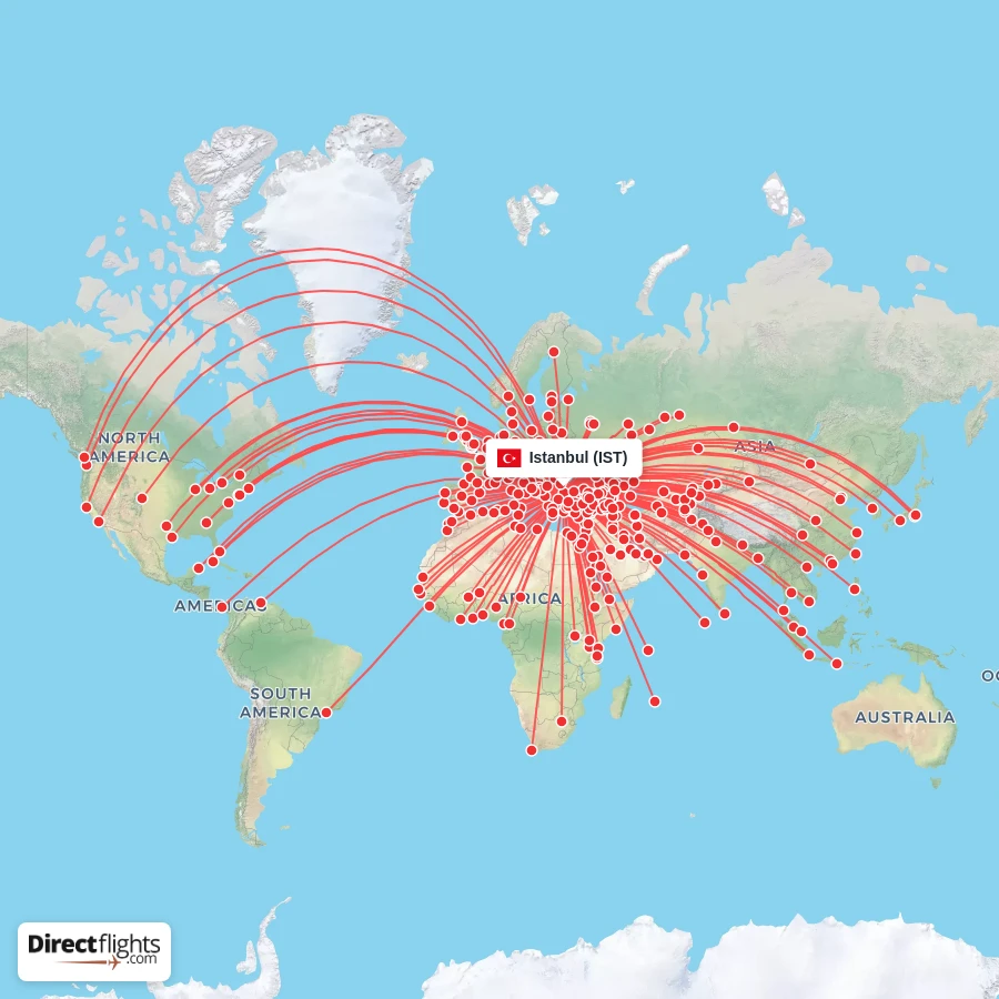 Available Direct See all direct flights available to Istanbul - Directflights.com