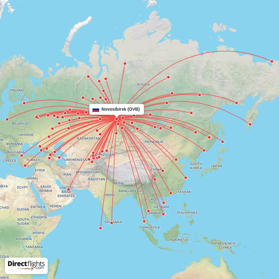 Ovb Direction Direct flights to Novosibirsk - OVB, Russia - Directflights.com
