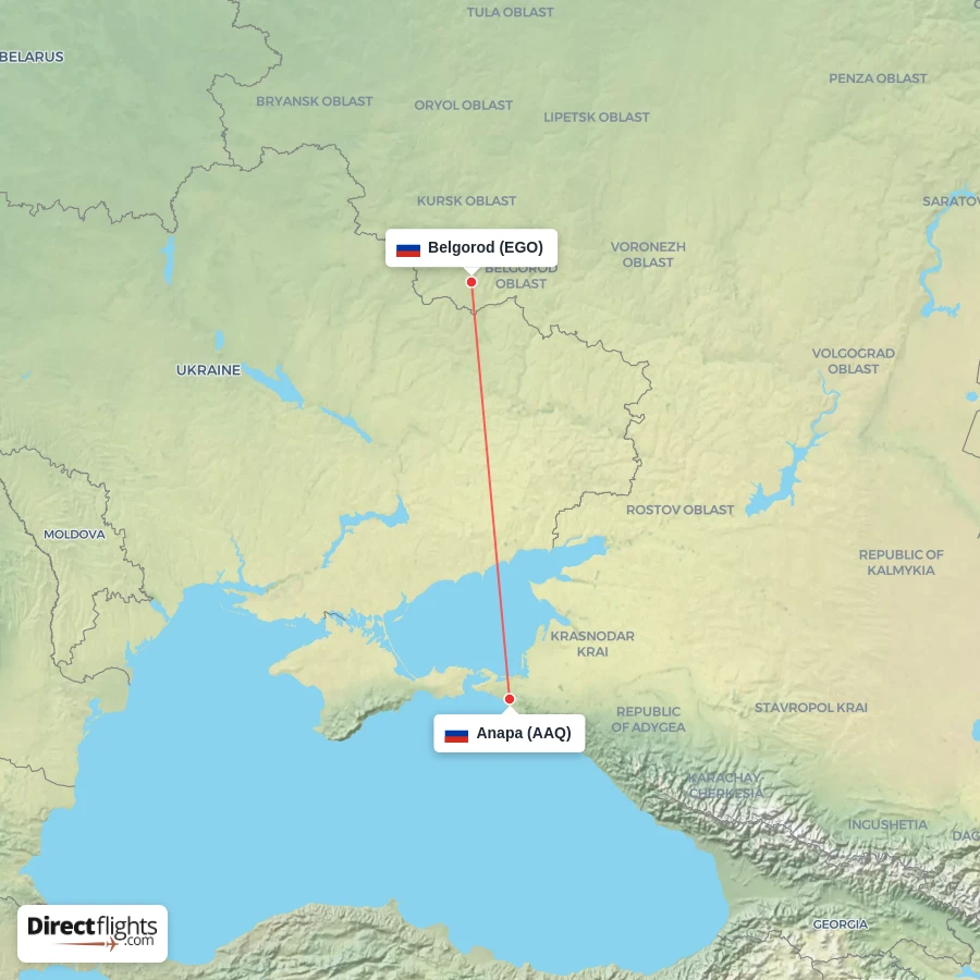 AAQ - EGO route map