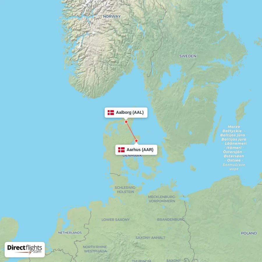 AAR - AAL route map