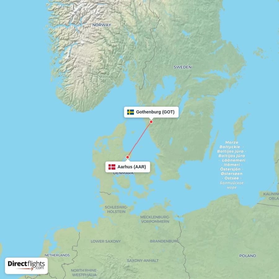 AAR - GOT route map