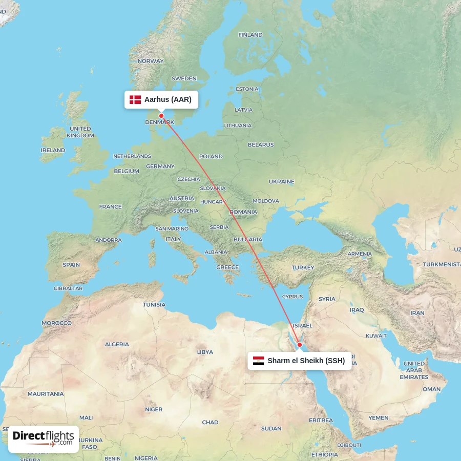 AAR - SSH route map